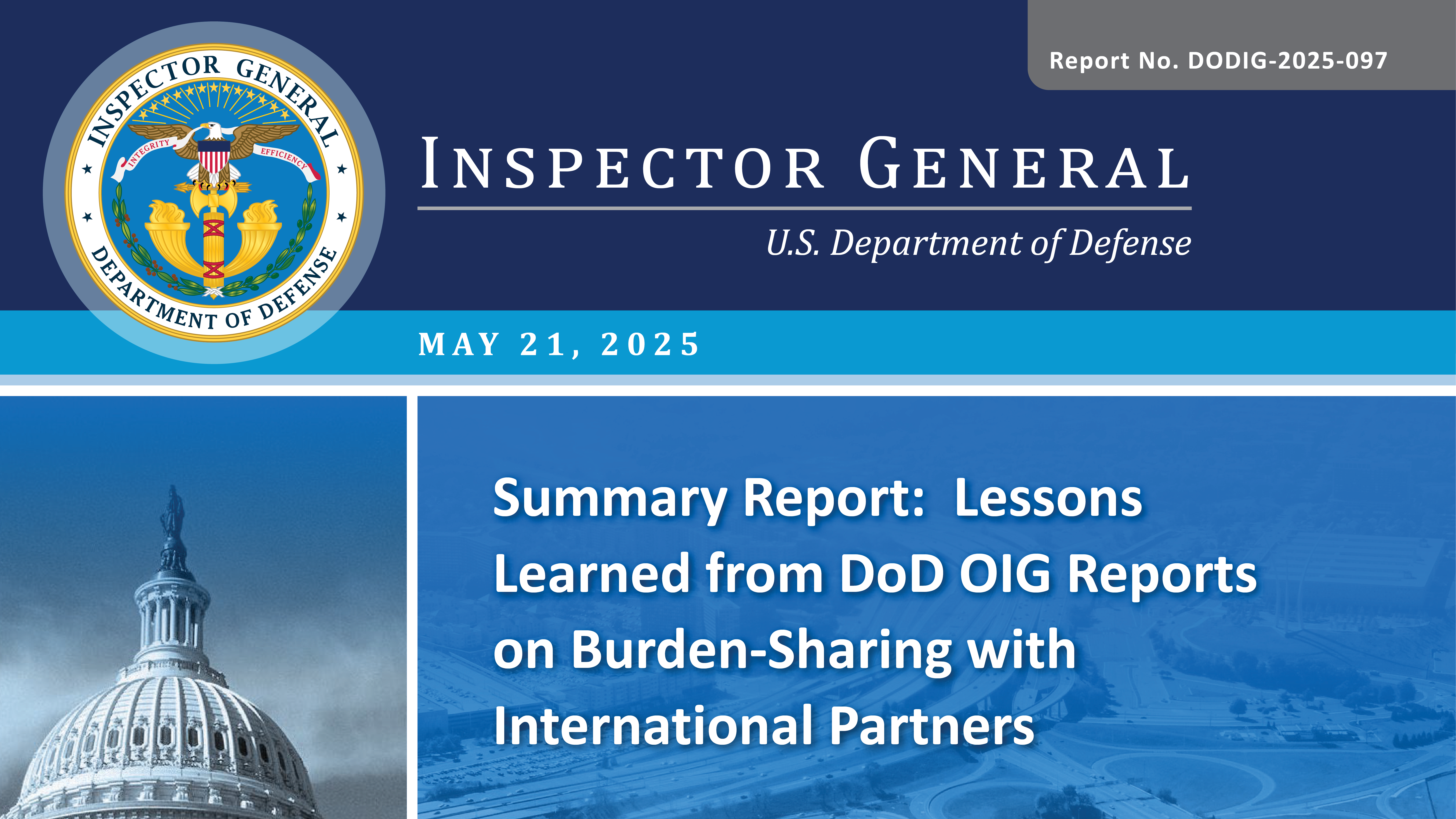 Summary Report: Lessons Learned from DoD OIG Reports